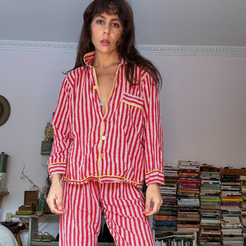 Thelma & Leah x Eliou Limited Edition Striped PJ Set